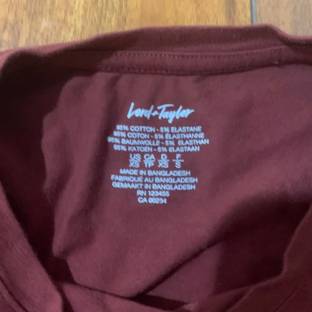 Lord & Taylor Red Top